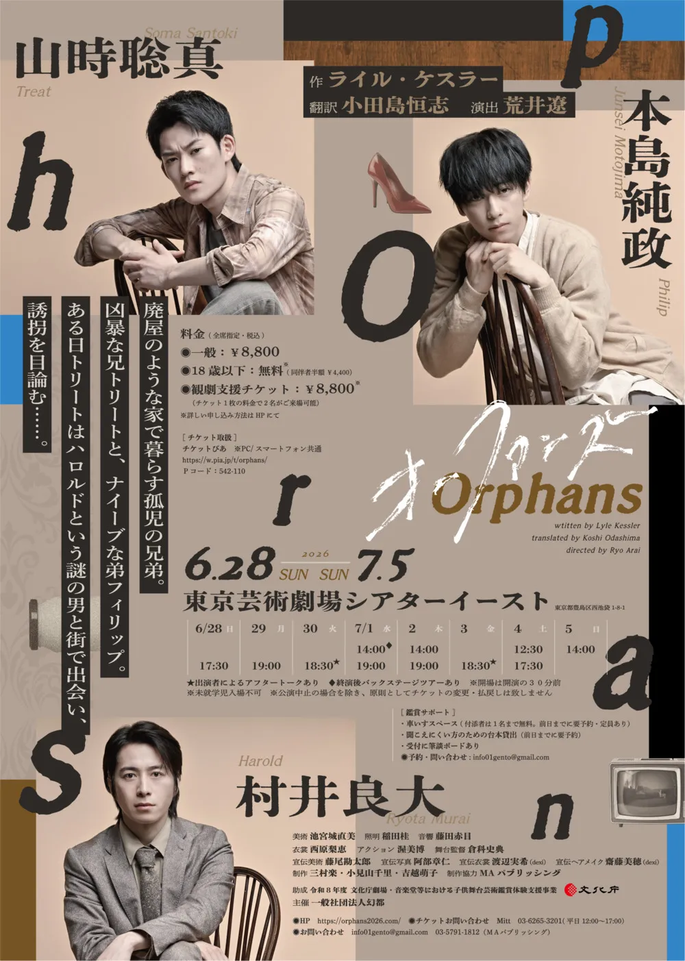 『オーファンズ』のチラシ裏面